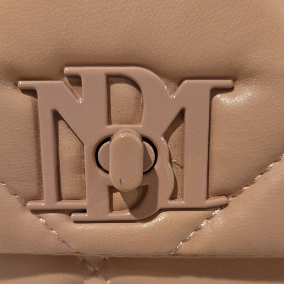 NWT - Badgley Mischka Quilted Blush Shoulder & Hand Bag - Picture 2 of 11